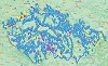 Mapa vodních elektráren v Èeské republice